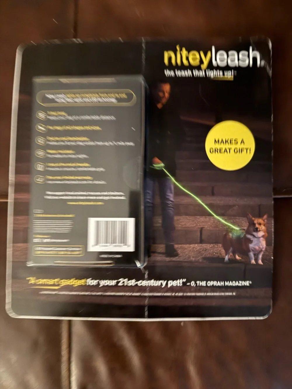NiteyLeash Light-Up Dog Leash in Neon Green